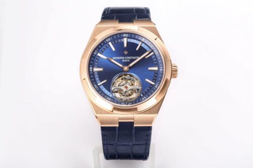 Replica Vacheron Constantin Overseas Tourbillon 6000V/110R-B733 BBR Factory Stainless Steel Strap Watch