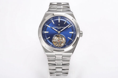 Replica Vacheron Constantin Overseas Tourbillon 6000V/110A-B544 BBR Factory Stainless Steel Strap Watch