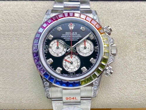 Replica Rolex Daytona Cosmograph 116599 RBOW JH Factory Stainless Steel Case watch