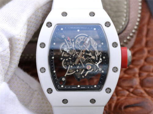 Replica Richard Mille RM055 KV Factory Carbon Fiber Case watch