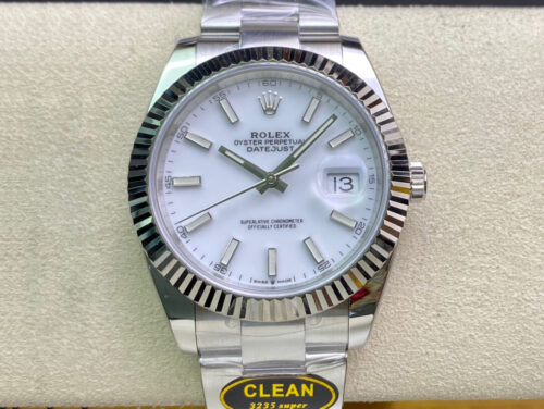 Replica Rolex Datejust M126334-0009 Clean Factory Stainless Steel Strap Watch