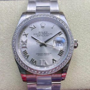 Replica Rolex Datejust M126284RBR-0022 EW Factory Stainless Steel Strap Watch