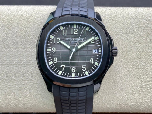 Replica Patek Philippe Aquanaut PP5167 ZF Factory Black Rubber Strap Watch
