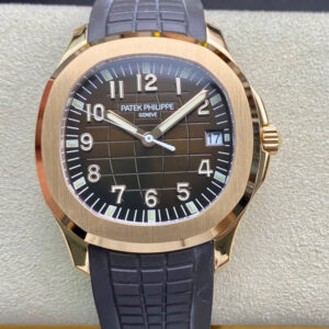 Replica Patek Philippe Aquanaut 5167R-001 3K Factory Rubber Strap Watch