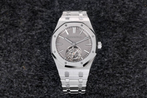 Replica Audemars Piguet Royal Oak Tourbillon 26530TI.OO.1220TI.01 R8 Factory Titanium Case Watch