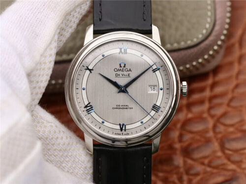 Replica Omega De Ville 424.13.40.20.02.003 MKS Factory Black Strap Watch