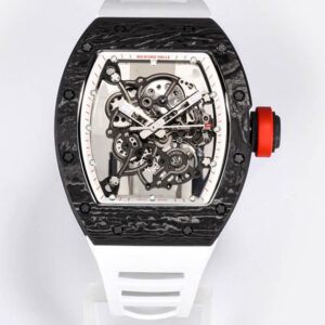 Replica Richard Mille RM-055 BBR Factory White Strap Watch