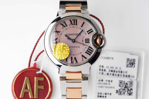 Replica Ballon Bleu De Cartier 33MM W6920070 AF Factory Stainless Steel Watch