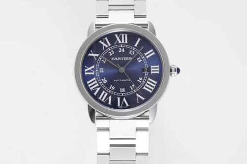 Replica RONDE DE CARTIER WSRN0023 AF Factory Blue Dial Watch
