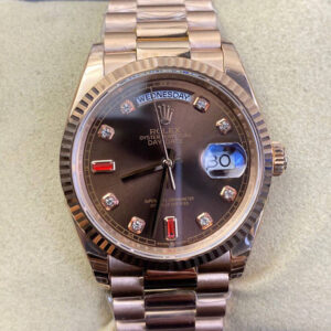 Replica Rolex Day Date 118235 EW Factory Diamond-set Dial Watch
