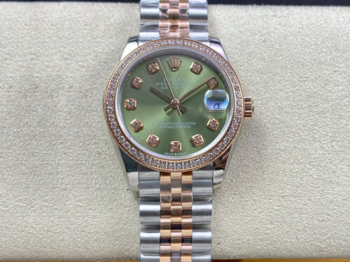Replica Rolex Datejust 31MM EW Factory Stainless Steel Case Watch