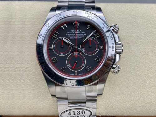 Replica Rolex Cosmograph Daytona 116509-78599 Clean Factory Stainless Steel Case Watch