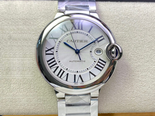 Replica Ballon Bleu De Cartier 42MM W69012Z4 3K Factory Stainless Steel Bezel Watch