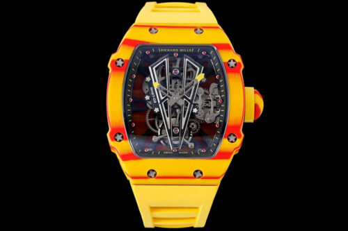 Replica Richard Mille RM27-03 Rafael Nadal Tourbillon RM Factory Yellow Case Watch