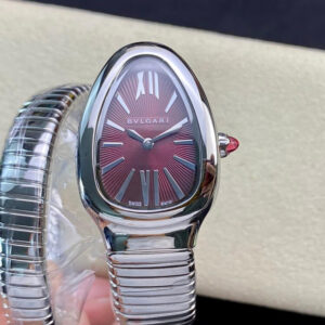 Replica Bvlgari Serpenti 102529 BV Factory Silver Strap Watch