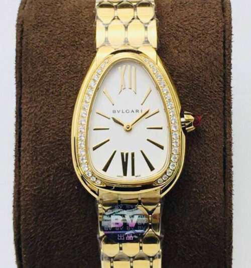 Replica Bvlgari Serpenti 103147 BV Factory Diamond Bezel Watch
