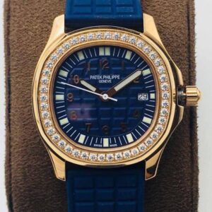 Replica Patek Philippe Aquanaut 5067A Quartz Movement PPF Factory Gold Bezel Watch
