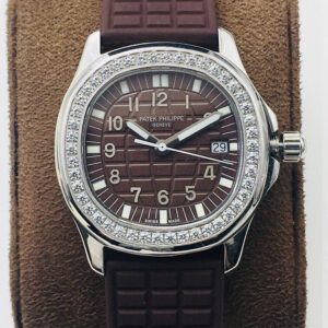 Replica Patek Philippe Aquanaut 5067A-023 Quartz Movement PPF Factory Stainless Steel Bezel Watch