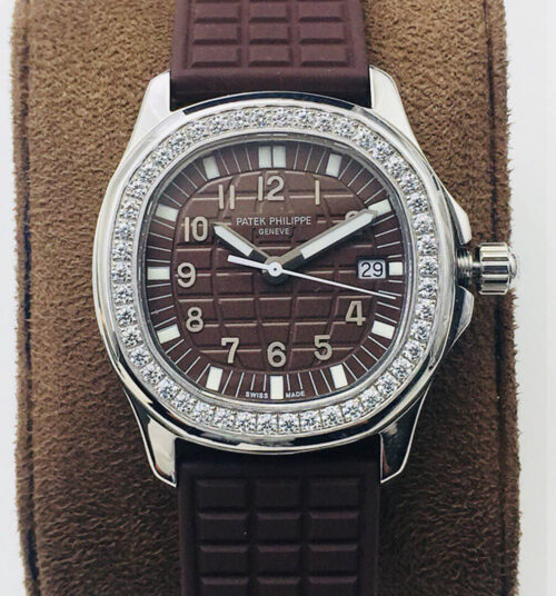 Replica Patek Philippe Aquanaut 5067A-023 Quartz Movement PPF Factory Stainless Steel Bezel Watch