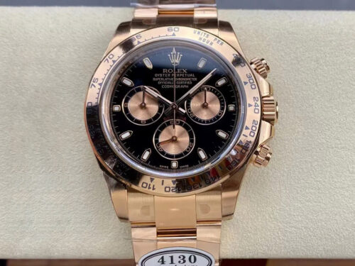Replica Rolex Cosmograph Daytona M116505-0008 Clean Factory Black Dial Watch