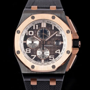 Replica Audemars Piguet Royal Oak Offshore 26405NR.OO.A002CA.01 RS Factory Woven strap Watch