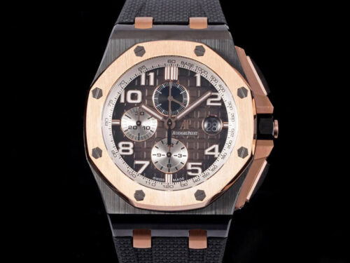 Replica Audemars Piguet Royal Oak Offshore 26405NR.OO.A002CA.01 RS Factory Woven strap Watch