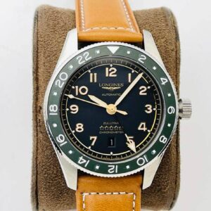 Replica Longines Spirit ZuIu Time L3.812.4.63.2 LG Factory Black Dial Watch