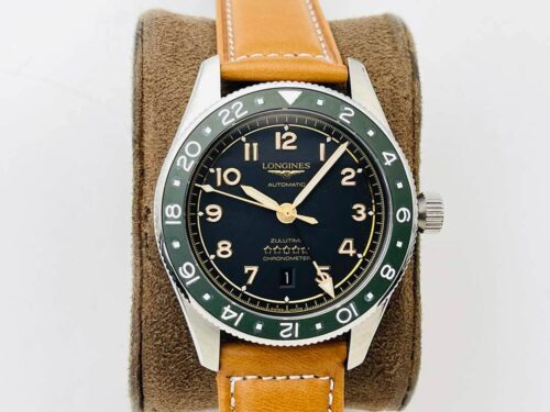 Replica Longines Spirit ZuIu Time L3.812.4.63.2 LG Factory Black Dial Watch