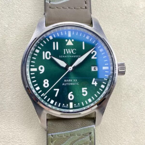 Replica IWC Pilot IW328205 M+ Factory Green Dial Watch