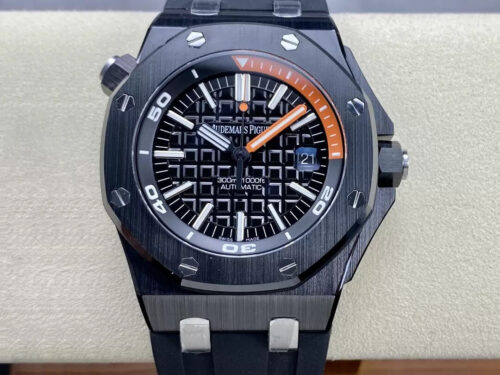 Replica Audemars Piguet Royal Oak Offshore 15707CE.OO.A002CA.01 APS Factory Black Strap Watch