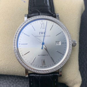 Replica IWC Portofino IW356514 V7 Factory Black Strap Watch