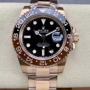 Replica Rolex GMT Master II M126715CHNR-0001 C+ Factory Stainless Steel Strap Watch