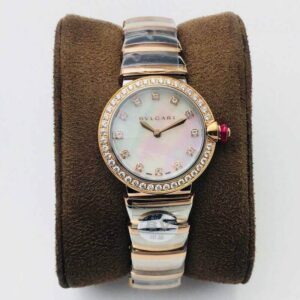 Replica Bvlgari LVCEA 102475 BV Factory White Diamond Bezel Watch