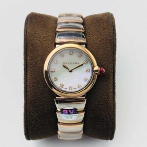 Replica Bvlgari LVCEA 102194 BV Factory Rose Bezel Watch
