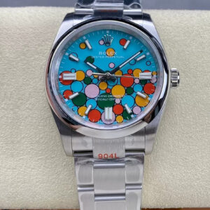 Replica Rolex Oyster Perpetual M126000-0009 36MM EW Factory Stainless Steel Blue Dial Watch