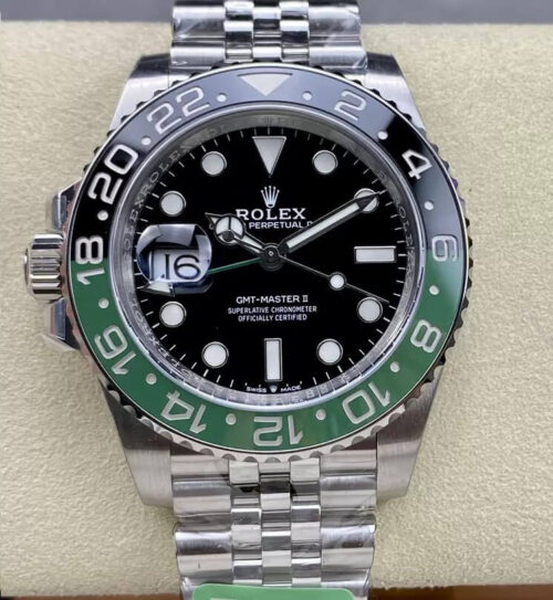 Replica Rolex GMT Master II M126720vtnr-0002 C+ Factory Ceramic Black Dial Watch