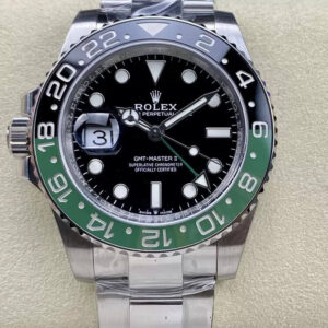 Replica Rolex GMT Master II M126720VTNR-0001 C+ Factory Black Green Bezel Watch