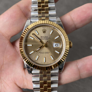 Replica Rolex Datejust M126333-0010 41MM VS Factory Gold Dial Watch
