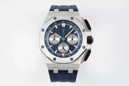 Replica Audemars Piguet Royal Oak Offshore 26420TI.OO.A027CA.01 APF Factory Blue Strap Watch