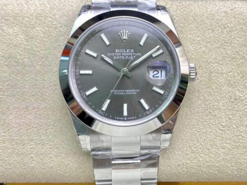Replica Rolex Datejust M126300-0007 41MM VS Factory Stainless Steel Strap Watch