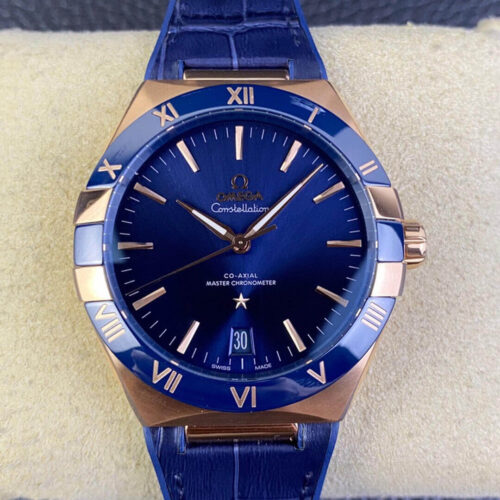 Replica SBF Omega Constellation 131.63.41.21.03.001 VS Factory Leather Strap Watch