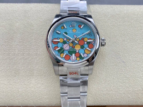 Replica Rolex Oyster Perpetual M277200-0010 31MM EW Factory 904L Stainless Steel Strap Watch