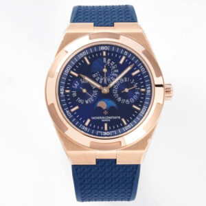 Replica Vacheron Constantin Overseas 4300V/120R-B509 8F Factory V2 Blue Rubber Strap Watch