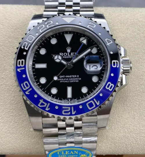 Replica Rolex GMT Master II M126710BLNR-0002 Clean Factory V3 Silver Strap - AR Replica Watches