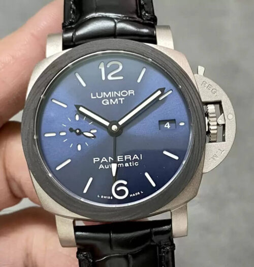 Replica Panerai Luminor PAM01279 VS Factory Black Leather Strap Watch