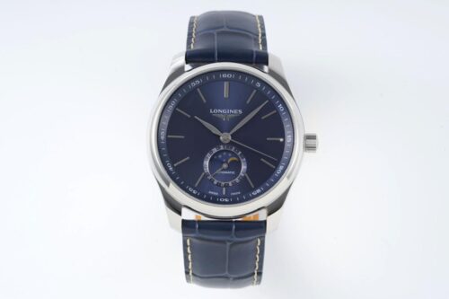 Replica Longines Master Collection L2.909.4.92.0 APS Factory Leather Strap Watch