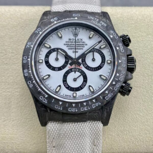 Replica Rolex Daytona Cosmograph Diw Custom Version Noob Factory White Dial Watch