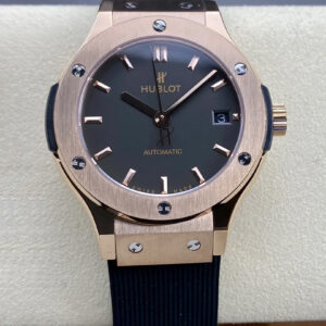 Replica Hublot Classic Fusion 565.OX.1480.RX 38MM HB Factory Black Dial Strap Watch