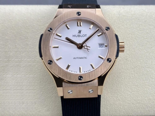 Replica Hublot Classic Fusion 565.OX.2611.LR 38MM HB Factory Black Strap Watch
