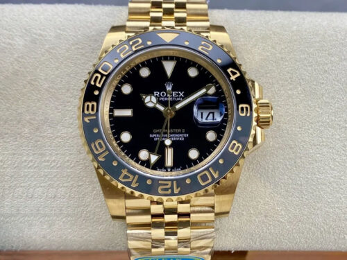 Replica Rolex GMT Master II M126718GRNR-0001 Clean Factory Stainless Steel Strap Watch